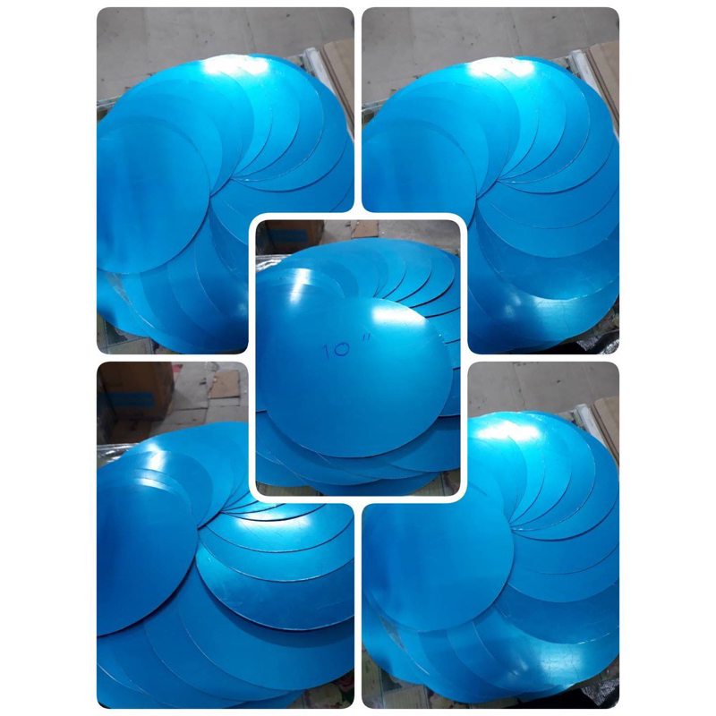 โรงงานผลิต แผ่นรองเค้ก เนื้อหนา รองเค้กกลม อลูมิเนียม 8/9/10/11/12นิ้ว ที่ยกเค้ก ที่รองเค้ก อุปกรณ์เค้ก