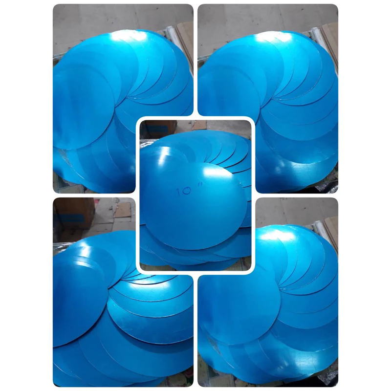 โรงงานผลิต แผ่นรองเค้ก เนื้อหนา รองเค้กกลม อลูมิเนียม 8/9/10/11/12นิ้ว ที่ยกเค้ก ที่รองเค้ก อุปกรณ์เค้ก