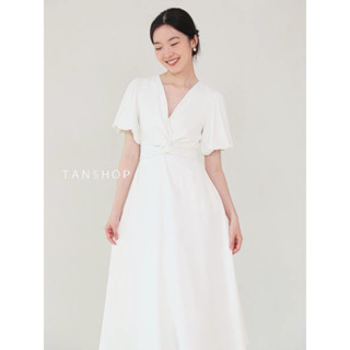 TANSSHOP - WHITE BOWIE DRESS #D1756