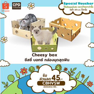 บ้านแมว ของเล่นแมว ที่นอนแมว CHEES-Y Box