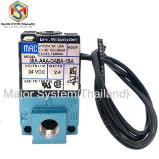 Mac 35A-AAA-DABA-1BA Solenoid Valve, Mac Valves Inc โซลินอยล์วาวล์ลม