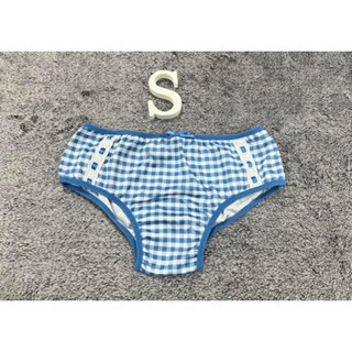 กางเกงชั้นใน Leg Avenue Cotton Gingham ลายดอกเดซี่ Leg Avenue Panties, Cotton Gingham boy short Panties