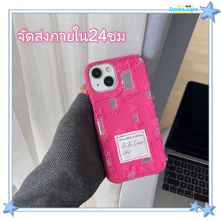 🎈จัดส่งภายใน24ชม🎈เคส for iPhone 11 14 Pro Max Case for iPhone 12 13 ป้องกันการตก การป้องกัน ลายผ้ายีนส์ เรียบง่าย