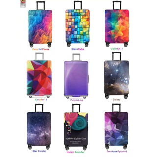 **Best price** ผ้าคลุมกระเป๋าเดินทาง Abstract group (มีซิปซ่อนเปิดหูหิ้วซ้ายและขวา)