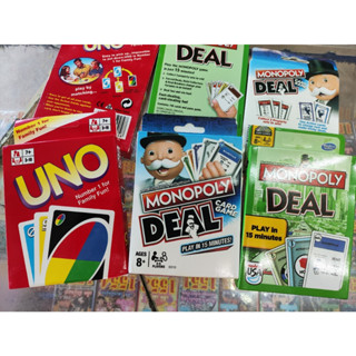 UNO MONOPOLY เกมส์ เศรษฐี ชุดการ์ด พร้อมเล่น 2 - 4 คน บอร์ดเกมและการ์ดเกม ฝึกทักษะ ในกล่องพร้อมเล่นได้เลย