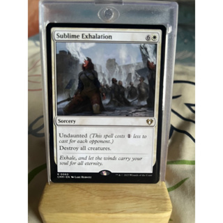 การ์ด MTG Sublime Exhalation White Magic the Gathering EDH รุ่น CMM สภาพ Nm