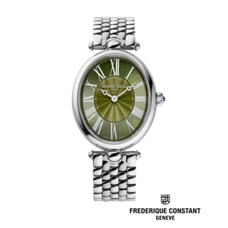 Frederique Constant Quartz FC-200KMPW2V6B Green dial Classics Art Deco Ladies Watch