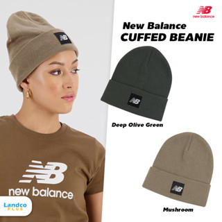 New Balance Collection หมวก NB UX Cuffed Beanie Flying NB Logo LAH13034 (1100)