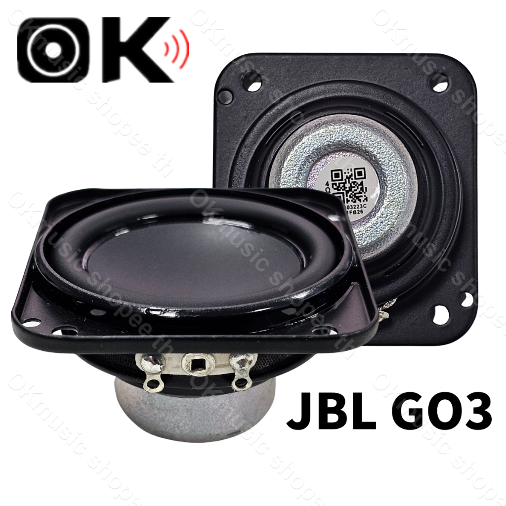 พร้อมสต็อก JBL GO3 1.75นิ้ว 5w 4Ω ลำโพงฟูลเรนจ์ ระดับไข้เสียงขนาดใหญ่เต็มความถี่ ลำโพงเครื่องเสียงรถยนต์ ลำโพงขนาดเล็ก