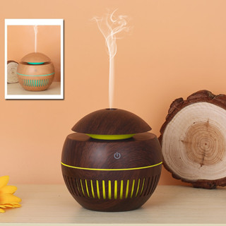 Air Humidifier Aroma เครื่องพ่นไอน้ำอโรม่า ขนาด 130 ml.กะทัดรัด ควันเยอะ มีไฟ 7 สี LED