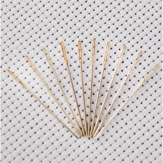 *พร้อมส่ง* แพค 6 ชิ้น เข็มร้อยไหมปักครอสติช ร้อยไหมขนาด 3 เส้นเล็กใส่ในครั้งเดียวได้