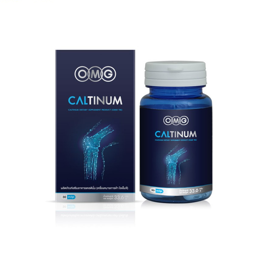 อาหารเสริม OMG Caltinum ( 30 แคปซูล ) แคลเซียม แอล-ทรีโอเนต และคอลลาเจน Type-II