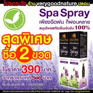 Spa Spray สปา สเปรย์ สมุนไพรสกัดเย็น บรรเทาอาการปวดเมื่อย ปวดศีรษะ ปวดไมเกรน ผ่อนคลายกล้ามเนื้อ (2 ขวด)