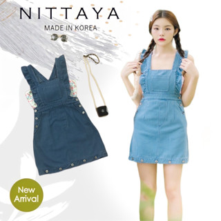 NITTAYA:เซตเสื้อเกาะอกสีสัน+เอี๊ยมกระโปรง(*สอบถามสต๊อกก่อนกดสั่งน๊า)