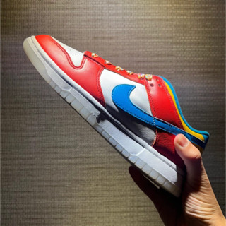 🇰🇷Nike x LeBron James x Fruity Pebbles Dunk Low QS Habanero Red DH8009-600 สินค้าลิขสิทธิ์แท้  รองเท้า preorderoppa