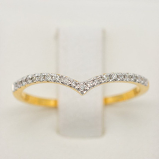 แหวนปีกนก 🦅 แหวนเพชร แหวนทองเพชรแท้ ทองแท้ 37.5% (9K) ME549