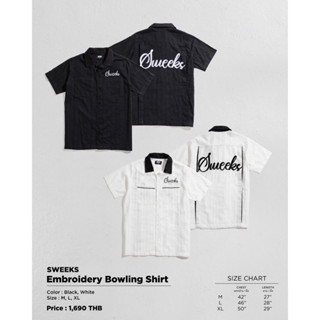 Sweeks Embroidery Bowling Shirt