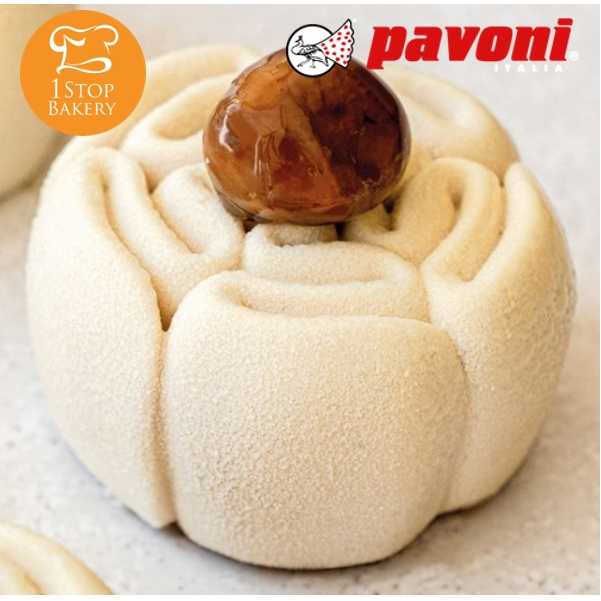 Pavoni PX4388S 3D Pavoflex silicone mould DENTELLE 400x300 12 indents - mm Ø 75xh 45 / พิมพ์ซิลิโคนอ
