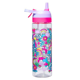 Smiggle Spritz Plastic Drink Bottle 700Ml ขวดน้ำสมิกเกอร์ลาย ม้า-ลำธาร เเบบสเปรย์ กดเด้ง พร้อมส่งในไทย