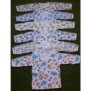 (แพ็ค 5 ตัว)เสื้อแขนยาวเด็ก เสื้อกันหนาวเด็กไซส์SS,S,M,L เด็…