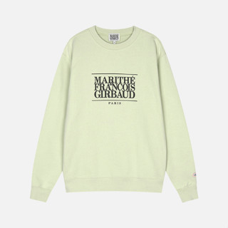 **พร้อมส่ง** Marithe เสื้อกันหนาว สีเขียวอ่อน/สีฟ้าเข้ม size S เสื้อแขนยาว แบรนด์แท้ 100%