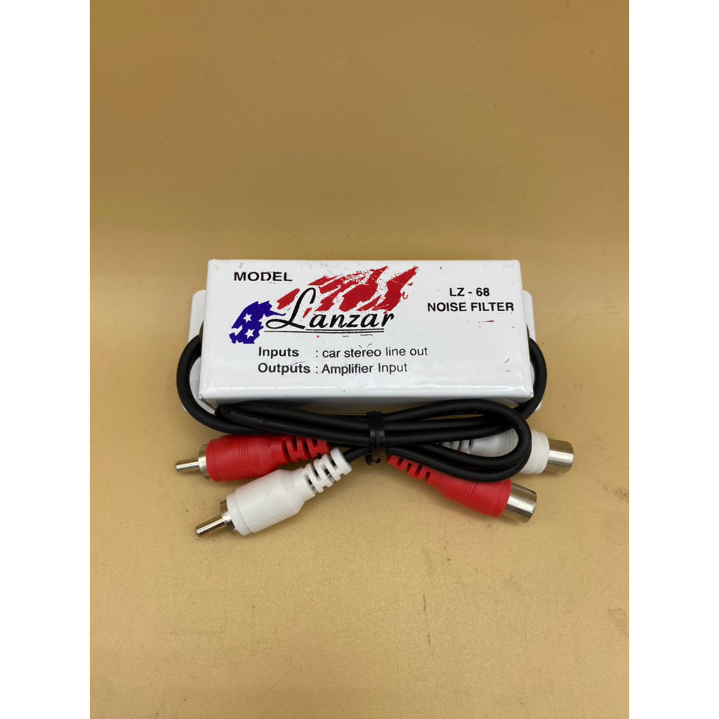 Lanzar LZ-68 ตัวกรองเสียงเครื่องเสียงติดรถยนต์ ช่วยลดเสียงวี้ดในรถเครื่องเสียง