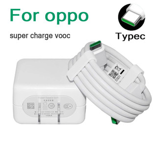 👍สายชาร์จ OPPO R17 R15 R9 1m 2m Typec fast charge vooc 4.0 หัวชาร์จ 20W 5V-4A VOOC (รับประกันหนึ่งปี)