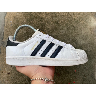 Sz.38/23.5-24 ซม.adidas superstar  มือสองของแท้ 100%