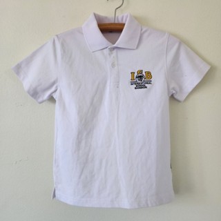 เสื้อโปโล ISB รอบอก 34 นิ้ว งานมือสอง