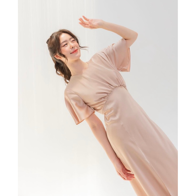 SIRIZA NADIA SATIN สี Nude Gold (Size S)