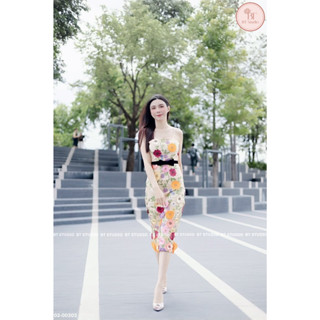 GUCCI 🧺🧺🧺 DRESS 3D แบรนด์ดัง ทรงสวย 🧺🧺🧺.