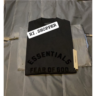 ESSENTIALS FEAR OF GOD (jet black) เสื้อแบบพี่แจค