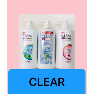 CLEAR เคลียร์ แอนตี้แดนดรัฟ สกาล์ป แคร์ แชมพู ฝาปั้ม ปริมาณสุทธิ 425/480 มล.