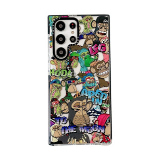 Casetify เคส Samsung Galaxy S23 Ultra / S22 Ultra /  S23Ultra /  S22Ultra เคสลายการ์ตูนลิง Bored Ape เคสแบบนิ่ม