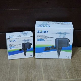 ปั๊มน้ำ Sobo WP-1250 WP-2550 สำหรับตู้ปลา บ่อปลาคาร์ฟปลาสวยงาม มีทุกรุ่นสั่งได้ครับ