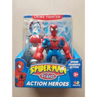 [VINTAGE RARE 2002] SPIDER-MAN &amp; FRIENDS ACTION HEROES SPIDER GRABBING ACTION งานวิเทจเก่าเก็บปี 2002 ของใหม่ ของแท้100%