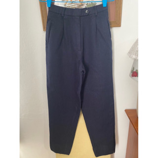 กางเกงขายาว สีกรมท่า_ ดัคส์  DAKS size 12 เอว 23”-24” มีซับใน สีจริงสวยมาก😍✌️