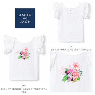 DISNEY MINNIE MOUSE TROPICAL TEE เสื้อลายลิขสิทธิ์ disney แท้ แบรนด์ janie and jack