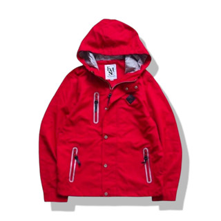 Evisu Red Hooded Jacket รอบอก 42”