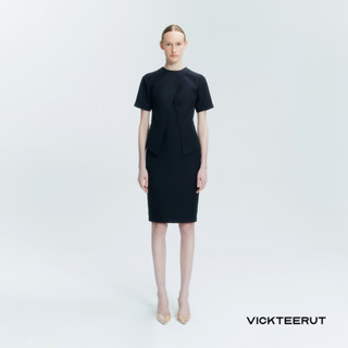 VICKTEERUT Re-Edition  Short Sleeve Sheath Dress เดรสแขนสั้น เข้ารูป