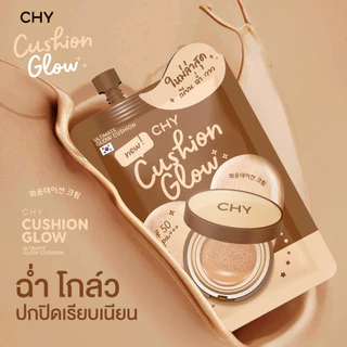CHYซีเอชวาย รองพื้นคุชชั่น เนื้อโกลด์ เบลอรูขุมขน หน้าฉ่ำวาว แต่งหน้าขึ้น บำรุงผิวในตัว กันแดด 7g