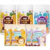 🎁 [Set สุดฮิต 2] Klarins คลารินส์ Kids Multi Vitamin x1 &amp; Kids Calcium Plus x2 + Vitamin C Boost x4