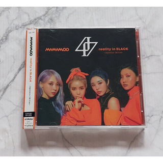 อัลบั้ม ญี่ปุ่น MAMAMOO - reality in BLACK Japanese Edition Album เวอร์ Limited A ของแท้ แกะแล้ว พร้อมส่ง Kpop CD + DVD