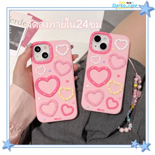 🎈จัดส่งภายใน24ชม🎈เคส for iPhone 11 14 Pro Max Case for iPhone 12 13 ป้องกันการตก การป้องกัน รูปหัวใจ วัสดุซิลิโคน