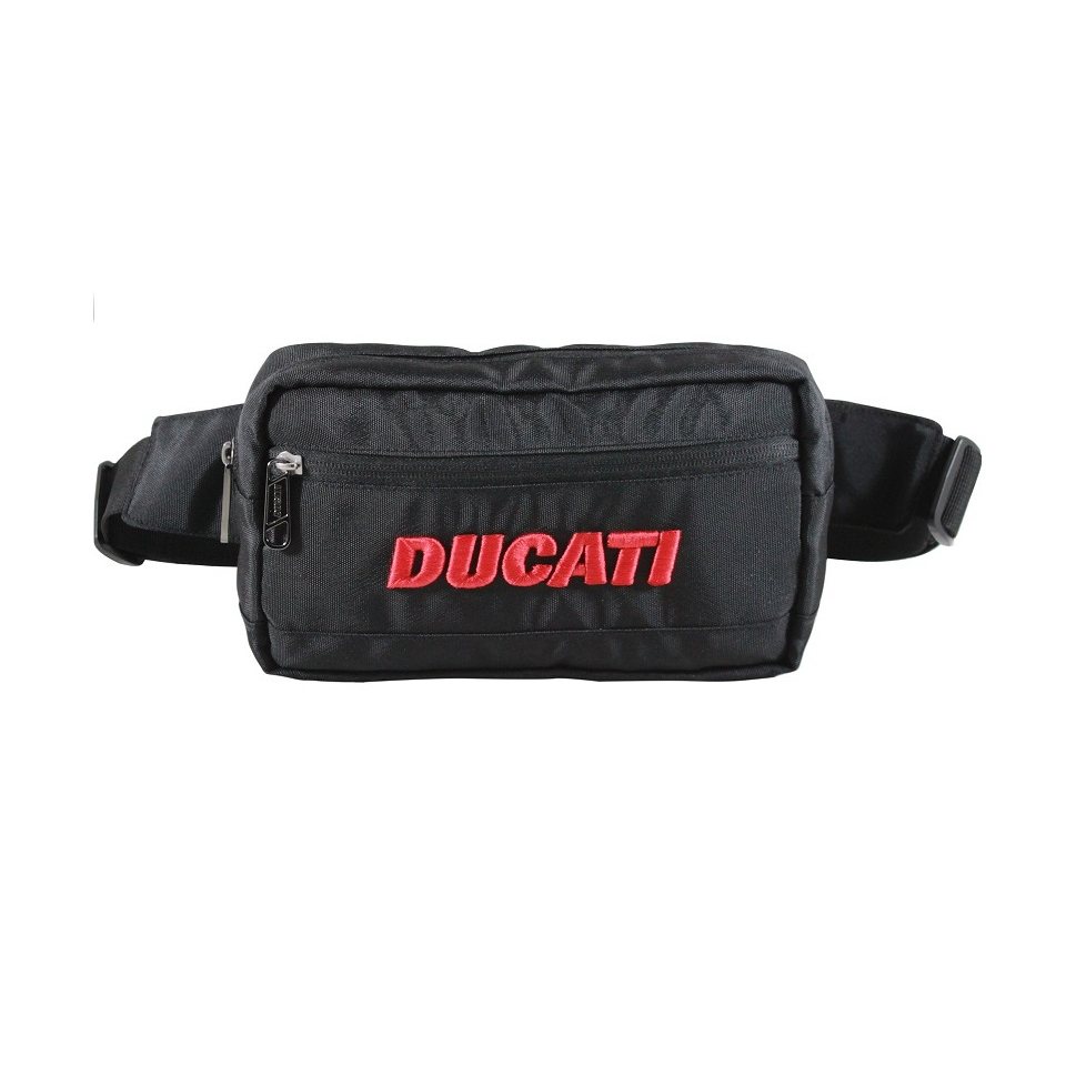 Ducati Waist bag กระเป๋าคาดเอวดูคาติ ลิขสิทธิ์แท้ ขนาด 24x15x6 cm. DCT49 168