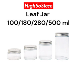 🚚พร้อมส่ง 🚚ส่งไว โหลแก้วสูญญากาศมีฝาปิด Leaf Jar 100/180/280/500 ml โหลบ่ม