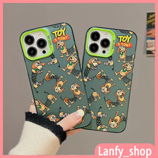 💖จัดส่ง24ชม💖iPhone 14 13 12 11 Pro Max เคส for เคสไอโฟน11 บางเบาพกพาง่าย การ์ตูน Toy Story Slinky Dog วัสดุฝ้า Case