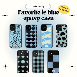 [Pre-order] ꊞ. Midmaly ; favorite is blue | For Iphone, Samsung • ของแท้จากเกาหลี •