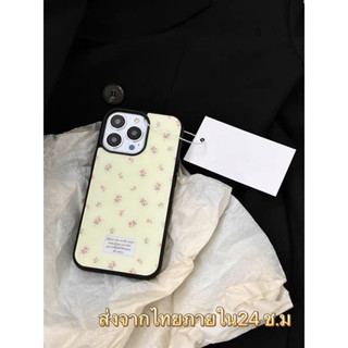 🖤ส่งจากไทยใน24ชม.🖤เคสไอโฟน 14 13 12 11 Pro Max เคส iPhone 11 ดอกไม้ เรียบง่าย พกง่ายๆ การป้องกันการตก Case