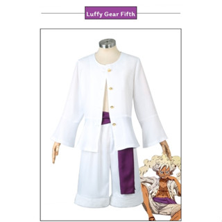 7C332 ชุดลูฟี่เกียร์ห้า เกียร์5 ร่างนิกะ วันพีซ 5th Gear Luffy Nika Gear Fifth Onepeice Costume
